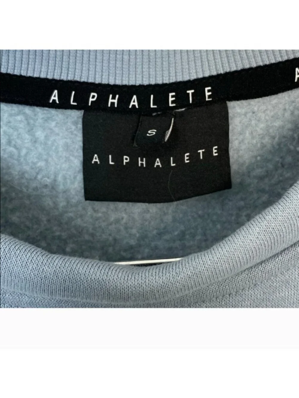 Alphalete Branded Crop Sweatshirt with tie